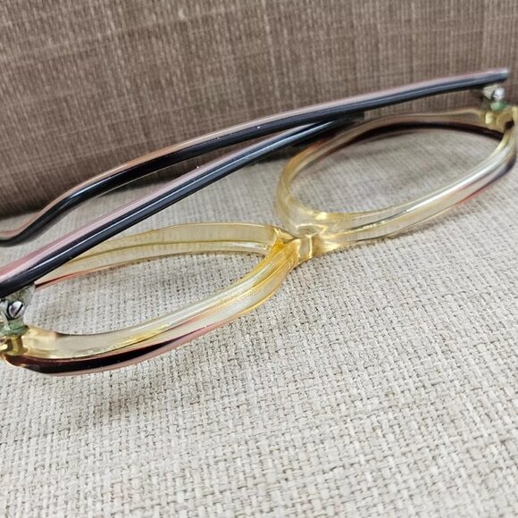 Vintage Eyeglasses Frame Lilac/Tan Tone Glasses Women Frame only main image 4
